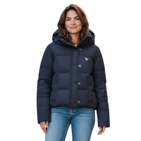 Abercrombie & Fitch Jackets & Blazers - 🔃Abercrombie & Fitch Women’s Blue Puffer Jacket